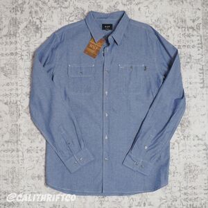 HUF Chambray Work Shirt Button-Up – Men’s XL
